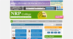 Desktop Screenshot of nrp-college.com